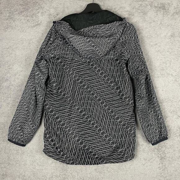 Nike Jacket Mens Medium Hooded Windbreaker Full Zip Athletic Abstract Pattern - Picture 5 of 13